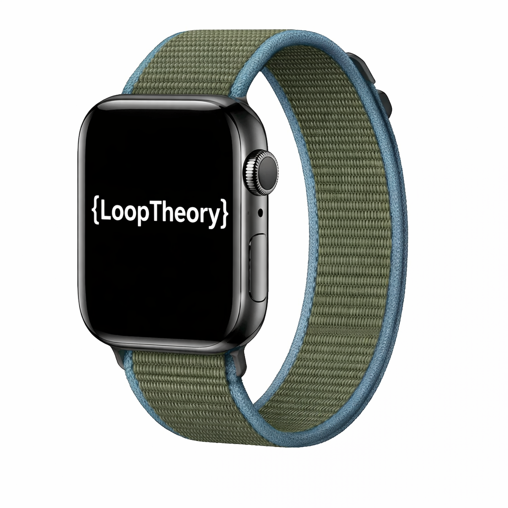 Nylon Sport Loop Watch Strap Compatible with Apple Watch Ultra & Series
