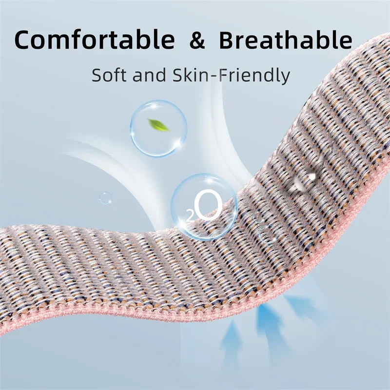 Nylon Sport Loop Watch Strap Compatible with Apple Watch Ultra & Series