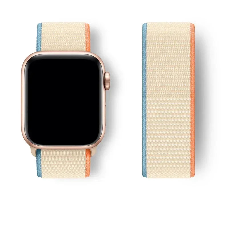 Nylon Sport Loop Watch Strap Compatible with Apple Watch Ultra & Series