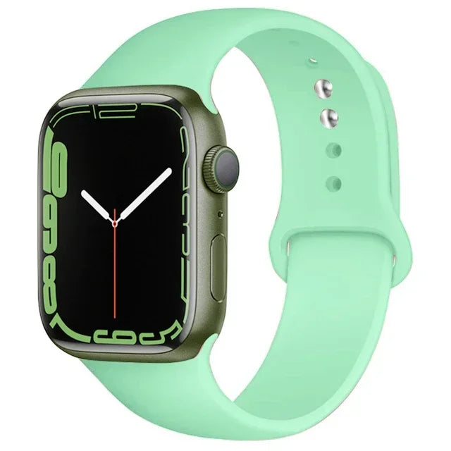 Silicone Sport Replacement Strap Compatible with Apple Watch Ultra & Series