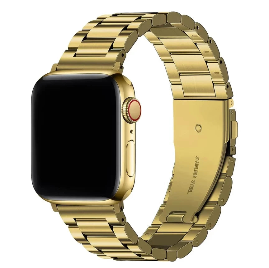 Stainless Steel Link Watch Strap Compatible with Apple Watch Ultra & Series