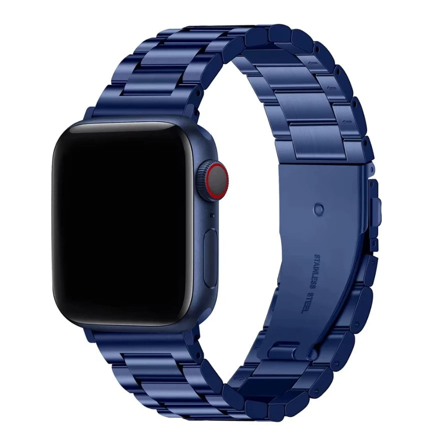 Stainless Steel Link Watch Strap Compatible with Apple Watch Ultra & Series