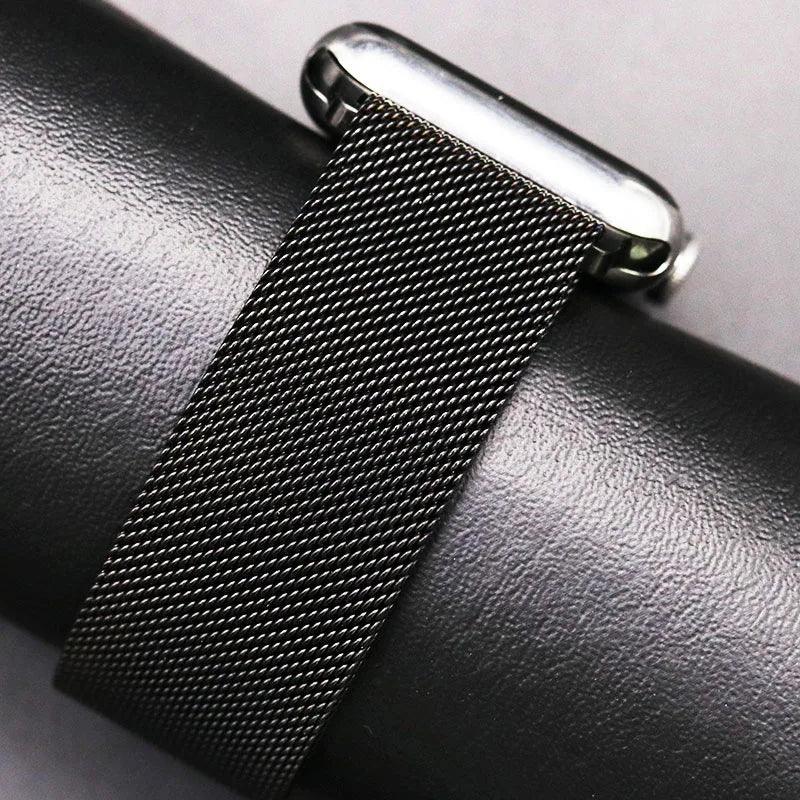 Milanese Stainless Steel Magnetic Loop Watch Strap Compatible with Apple Watch