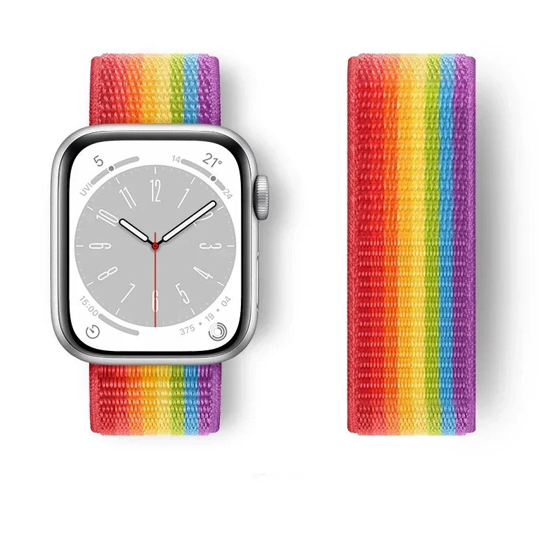 Nylon Sport Loop Watch Strap Compatible with Apple Watch Ultra & Series