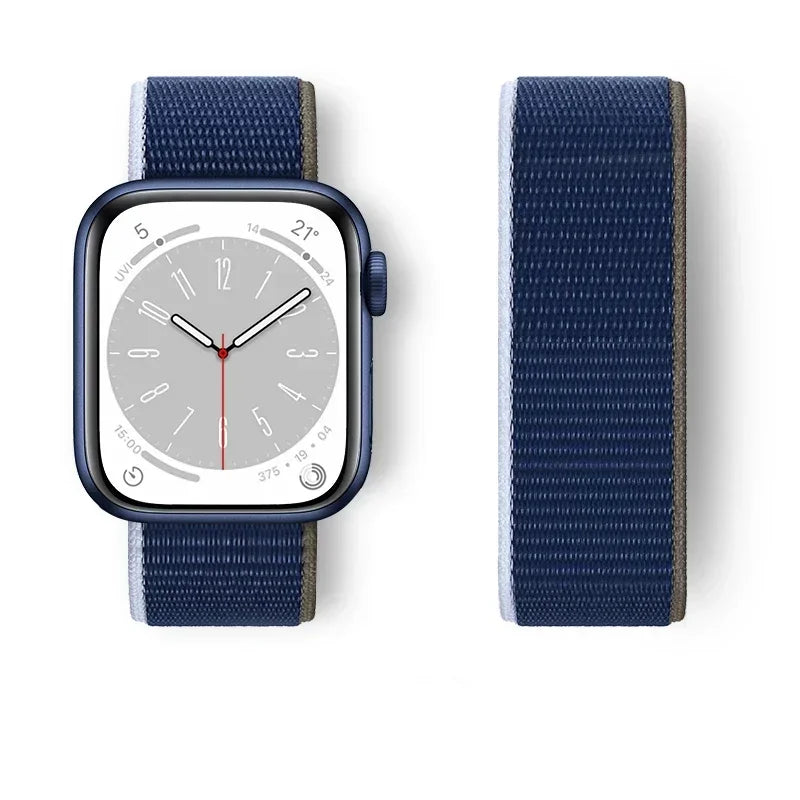 Nylon Sport Loop Watch Strap Compatible with Apple Watch Ultra & Series