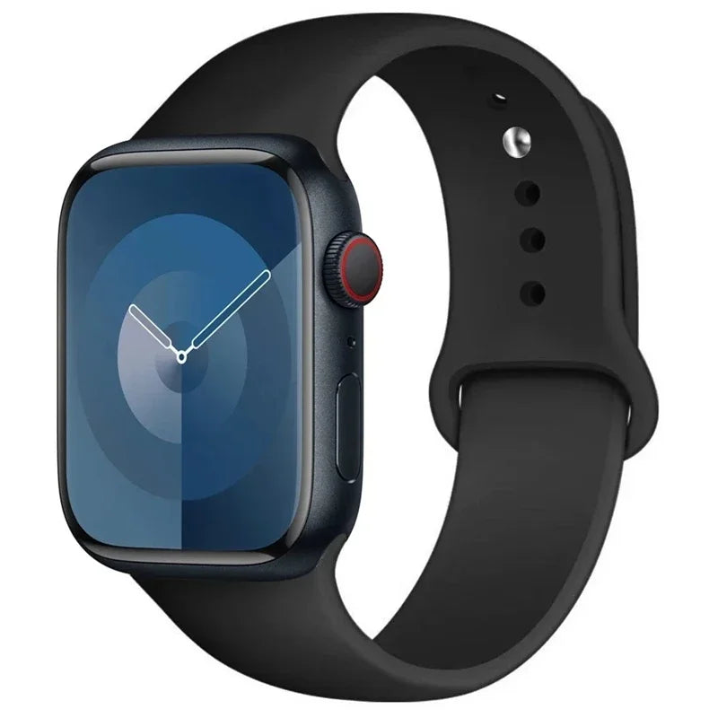 Silicone Sport Replacement Strap Compatible with Apple Watch Ultra & Series