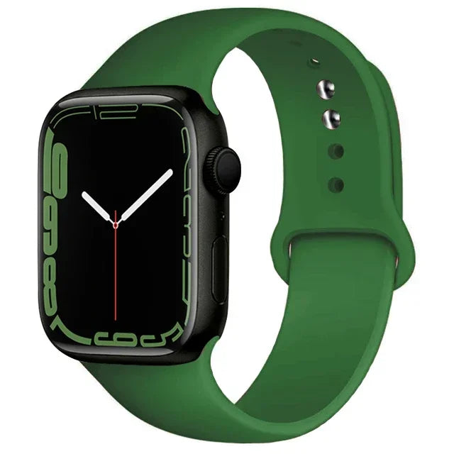 Silicone Sport Replacement Strap Compatible with Apple Watch Ultra & Series