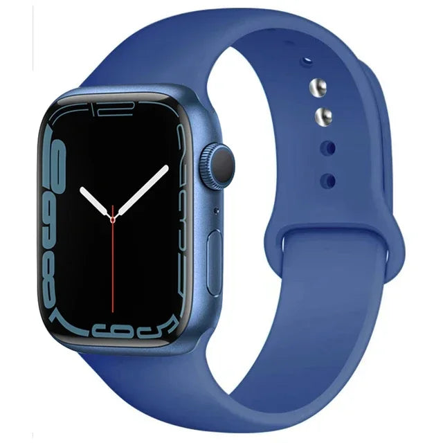 Silicone Sport Replacement Strap Compatible with Apple Watch Ultra & Series