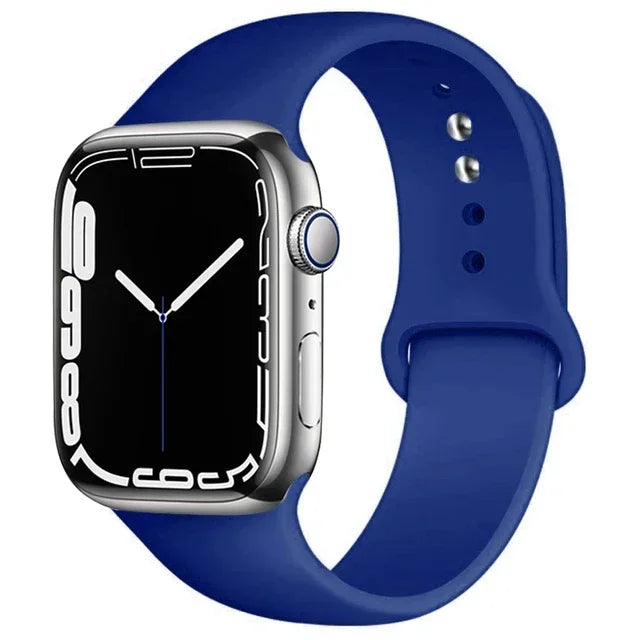 Silicone Sport Replacement Strap Compatible with Apple Watch Ultra & Series